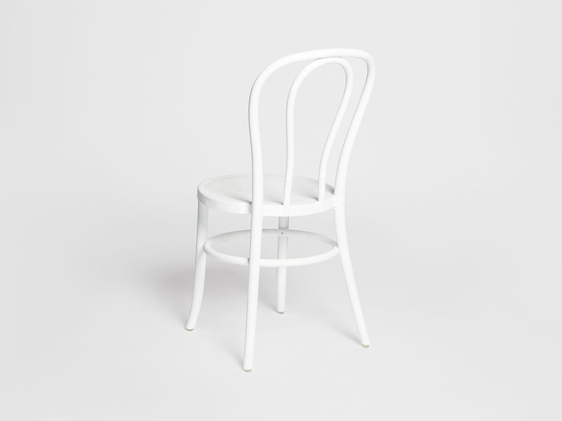 Balta kieto plastiko Bentwood